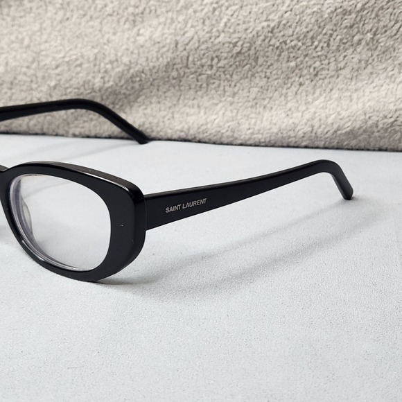 Saint Laurent Eyeglasses SL316 Betty 001 Black Oval Square 53-19-145 Frames Only - Picture 4 of 15